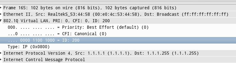 8021qtagwireshark